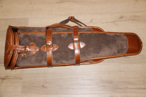Gewehrfutteral Leder 2-teilig